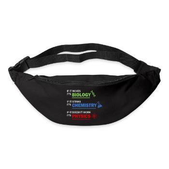 Naturwissenschaften - Gürteltasche - Schwarz - Vorne
