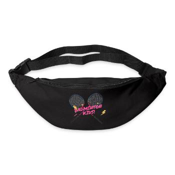 Badminton Kids Neon Schläger - Gürteltasche - Schwarz - Vorne