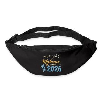 Mykonos 2026 - Gürteltasche - Schwarz - Vorne