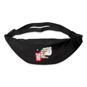 Dynamischer Ballspieler - Gürteltasche - Schwarz - Vorne