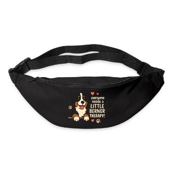 Berner Sennenhund Little Berner Therapy Hund Humor - Gürteltasche - Schwarz - Vorne