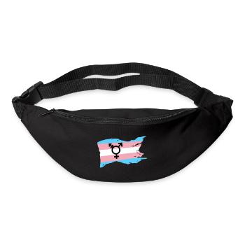 Transgenre Dragqueen TransSexuels Cadeau Genre - Sac banane - noir - Devant