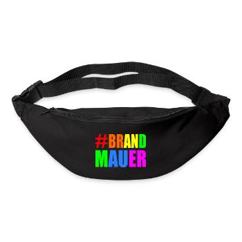 brandmauer - Gürteltasche - Schwarz - Vorne