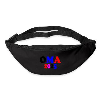 Oma 2025 - Gürteltasche - Schwarz - Vorne