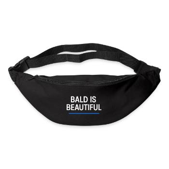 Men's Bald Gift Idea Bald Is Beautiful - Bum bag - black - Front