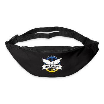 Ukraine Flag Peace Ukrainian Flag Peace - Bum bag - black - Front