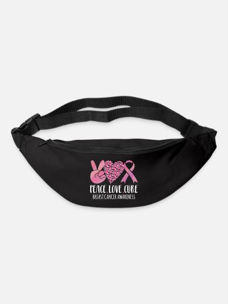 Breast Cancer Awareness - awareness- - Bum bag - black