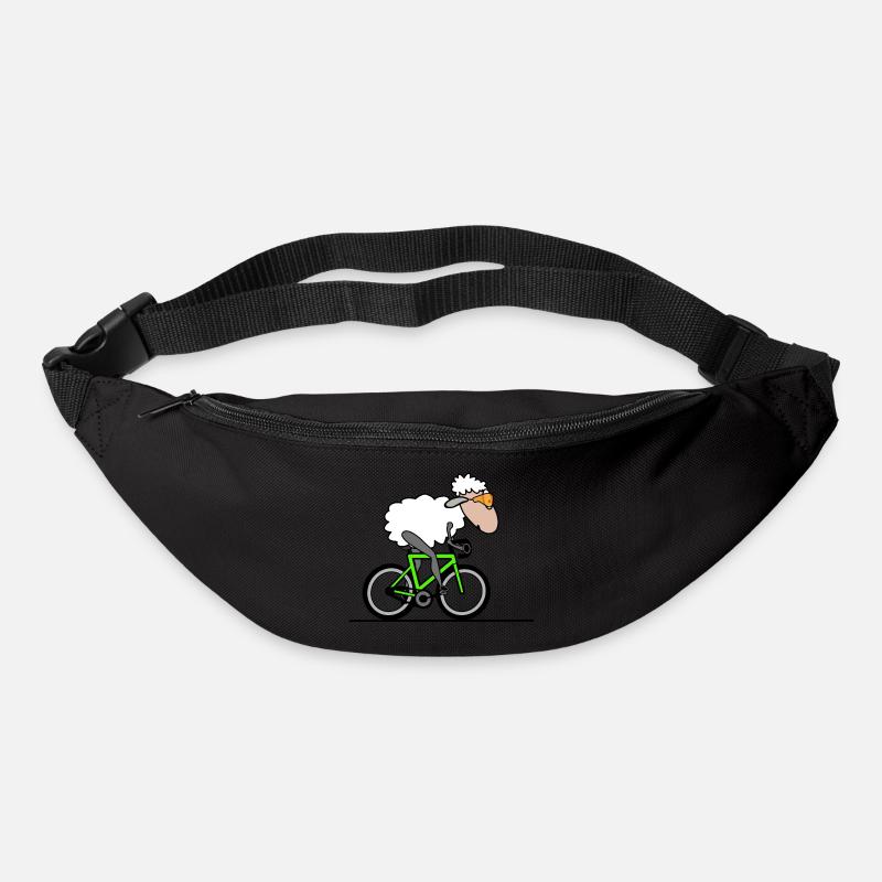 Radsport Schaf - Gürteltasche - Schwarz