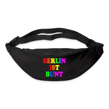 Berlin ist bunt - Gürteltasche - Schwarz - Vorne