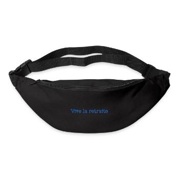 RETRAITE. RETRAITE. RETRAITEE. RETRAITE - Sac banane - noir - Devant