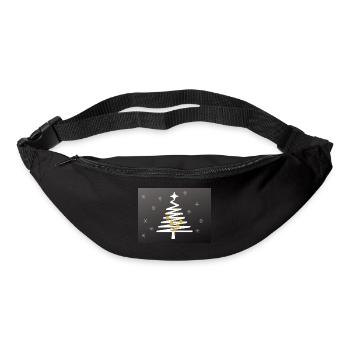 Tannenbaum - Gürteltasche - Schwarz - Vorne