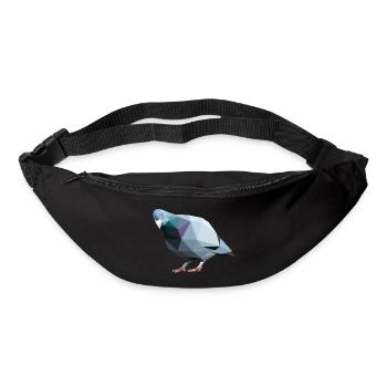 Geometric Pidgeon - Gürteltasche - Schwarz - Vorne