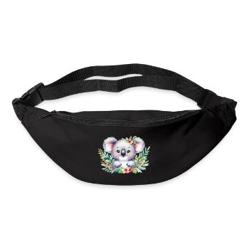 Koala Watercolor Illustration - Bum bag - black - Front