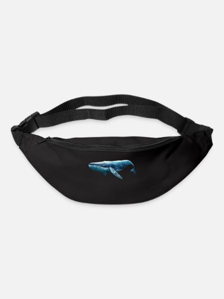 Blauwal - Gürteltasche - Schwarz