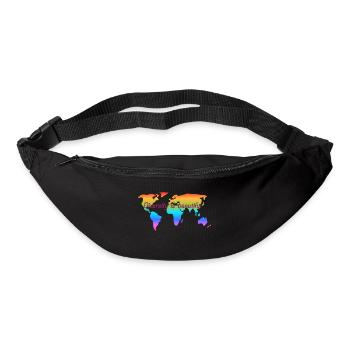 Diversity is beautiful. Gleiche Rechte für alle. - Gürteltasche - Schwarz - Vorne