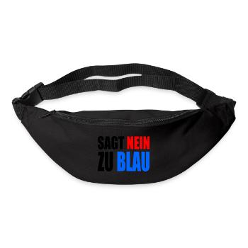 Say no to blue - AfD - Bum bag - black - Front