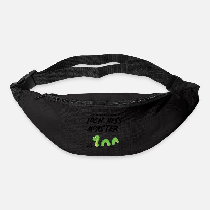 loch ness monster - Bum bag - black