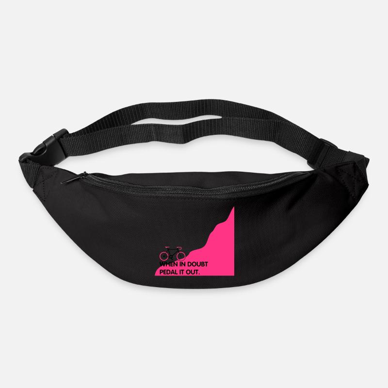 When in doubt pedal it out - Bum bag - black