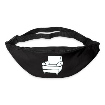 sofa couch chair table chair table lamp lamp lamp benc - Bum bag - black - Front