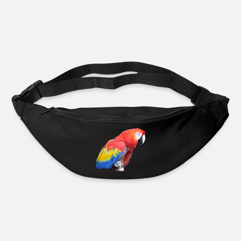 Papagei - Gürteltasche - Schwarz