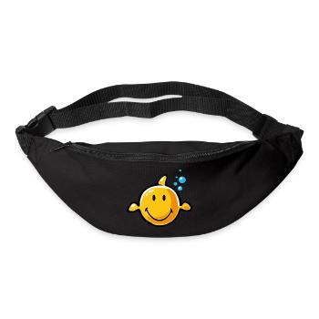 Smiley Fish - Bum bag - black - Front