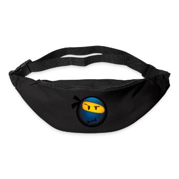 Smiley Glossy Ninja - Bum bag - black - Front