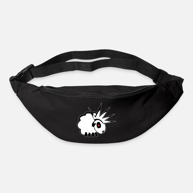 OVEJA PUNK - Gürteltasche - Schwarz