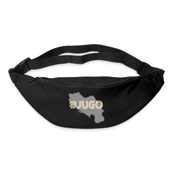 Balkan Yugoslavia Nostalgie Geschenkidee - Gürteltasche - Schwarz - Vorne