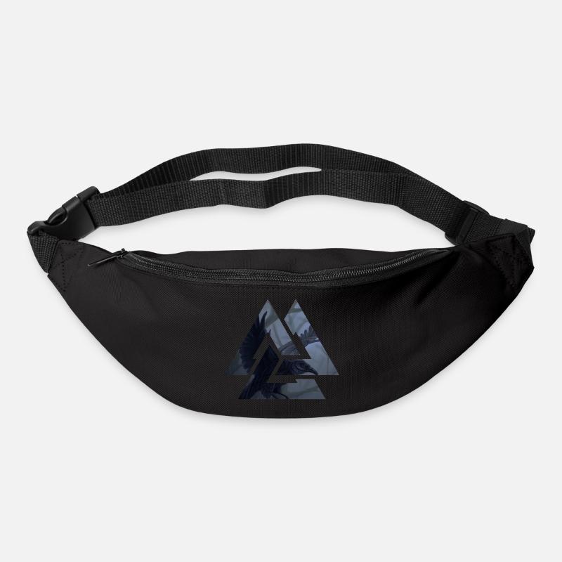 Wikinger Viking Valhalla Odin Thor Germane Wolf - Gürteltasche - Schwarz
