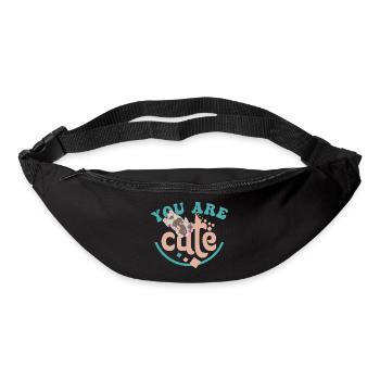 Chiens - Filles - Sac banane - noir - Devant