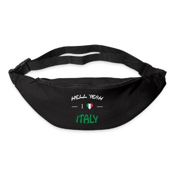 i love italy - Gürteltasche - Schwarz - Vorne