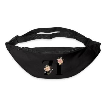 71st anniversary flowers (Gift of 71 years) - Bum bag - black - Front