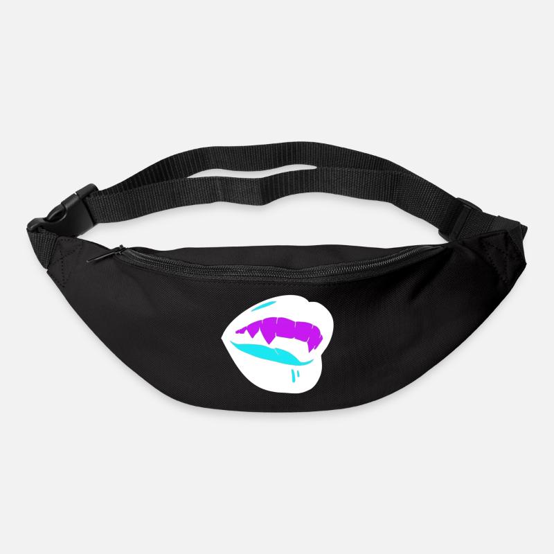 Bouche - Sac banane - noir