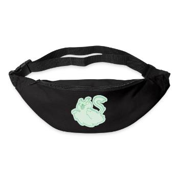 Ghost Kitty - Bum bag - black - Front