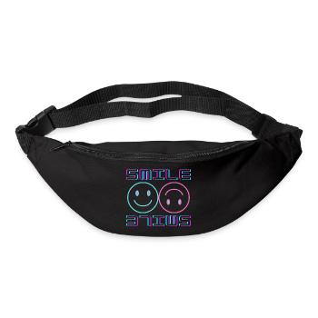 Smile color - Bum bag - black - Front