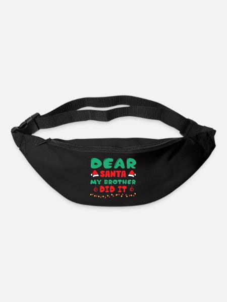 Funny design for Christmas - Bum bag - black