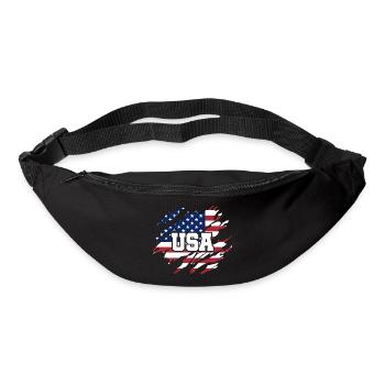 Amerika Patriot - Gürteltasche - Schwarz - Vorne