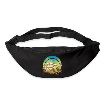 Tortue - Sac banane - noir - Devant