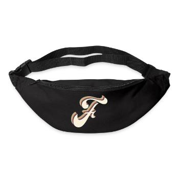 Buchstabe f - Gürteltasche - Schwarz - Vorne