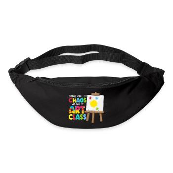 Some Call It Chaos We Call It Art Class Art Teache - Bum bag - black - Front