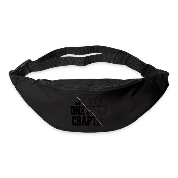 book worm present green readers fun present idea - Gürteltasche - Schwarz - Vorne