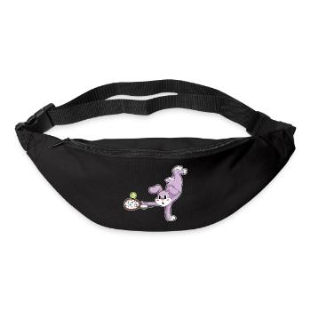 Rabbit Tennis Racket Sport - Bum bag - black - Front