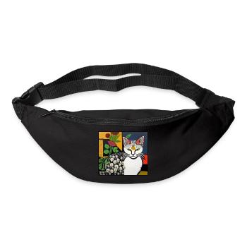 katzen 013red - Gürteltasche - Schwarz - Vorne