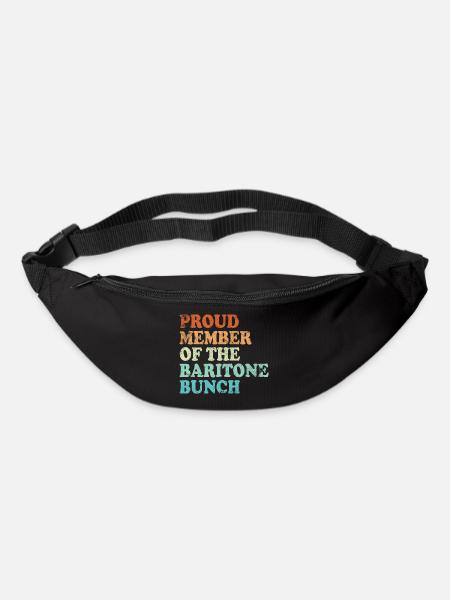 Proud Member of the Baritone Bunch - retro hell - Gürteltasche - Schwarz