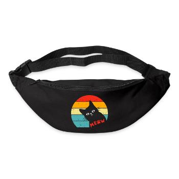 Retro Black Cat 3 - Bum bag - black - Front