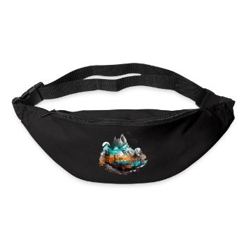 Landscape Forest Fantasy Design - Bum bag - black - Front