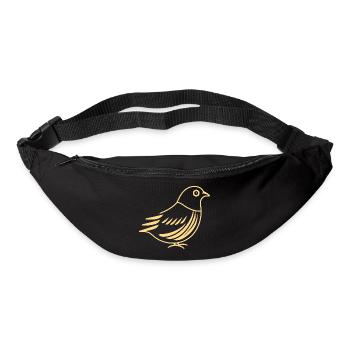 quail small quail bird - Bum bag - black - Front