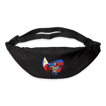 Philippinen Filipino Flagge Stolz I Geschenk - Gürteltasche - Schwarz - Vorne