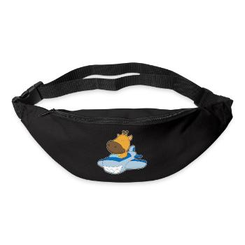 Giraffe Airplane - Bum bag - black - Front