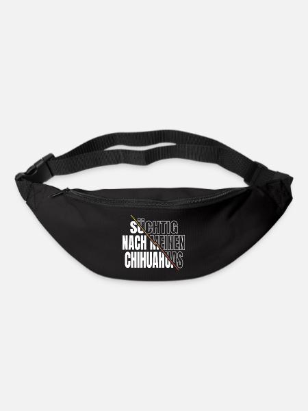 tier witzig haustier geschenkidee doggie - Gürteltasche - Schwarz